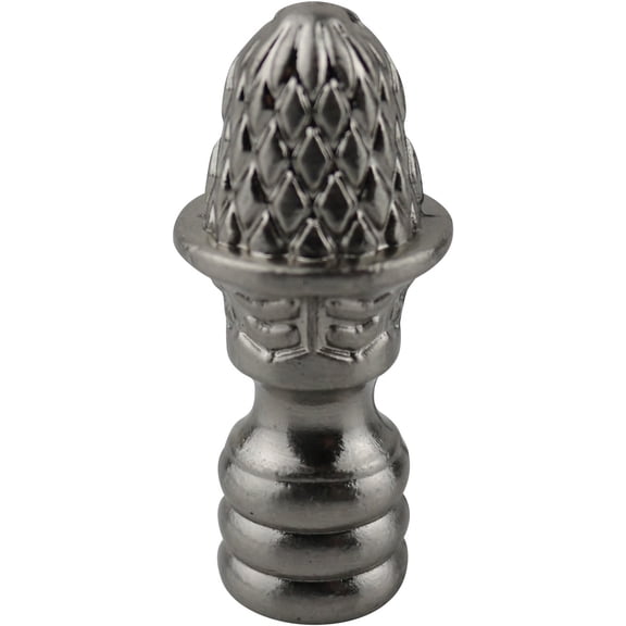 Urbanest Artichoke Lamp Finial – 1 11/16 Inch Tall, Brushed Nickel– Decorative Lamp Shade Finial for Table & Floor Lamps- 1 Piece