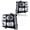 Clear Lens Black Housing Clear Reflector, variant on CROSSDESIGN Headlights Clear lens White Housing Clear Reflector Fit for 2007-2014 Chevy Silverado 1500 2500 3500