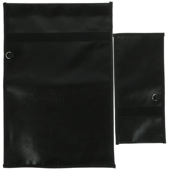 MasteelfCA 2pcs Fireproof Bags Fiberglass Tablet Pouches Outdoor Blockage Document Bags