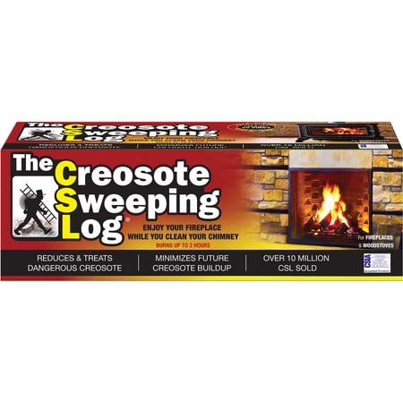 Creosote Sweeping Log For Fireplaces,1 Pack