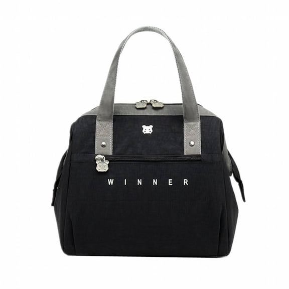 GASTROPOD 2026 New Lunch Bag Fashion Design Insulated Lunch Bag Freshness and Insulation Insulated Lunch Box Black Small for Work School Picnics Office Travel
