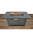 thumbnail image 2 of Steel Propane/Natural Gas Outdoor Fire Pit Table with Lid, 2 of 5