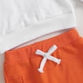 thumbnail image 6 of Okbabeha Toddler Baby Boys Halloween Outfit Long Sleeve Pumpkin Crewneck Sweatshirt Tops Jogger Pants Set Fall Clothes, 6 of 7