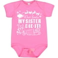 thumbnail image 3 of Inktastic Dear Santa, My Sister Did It Funny Christmas Boys or Girls Baby Bodysuit, 3 of 5