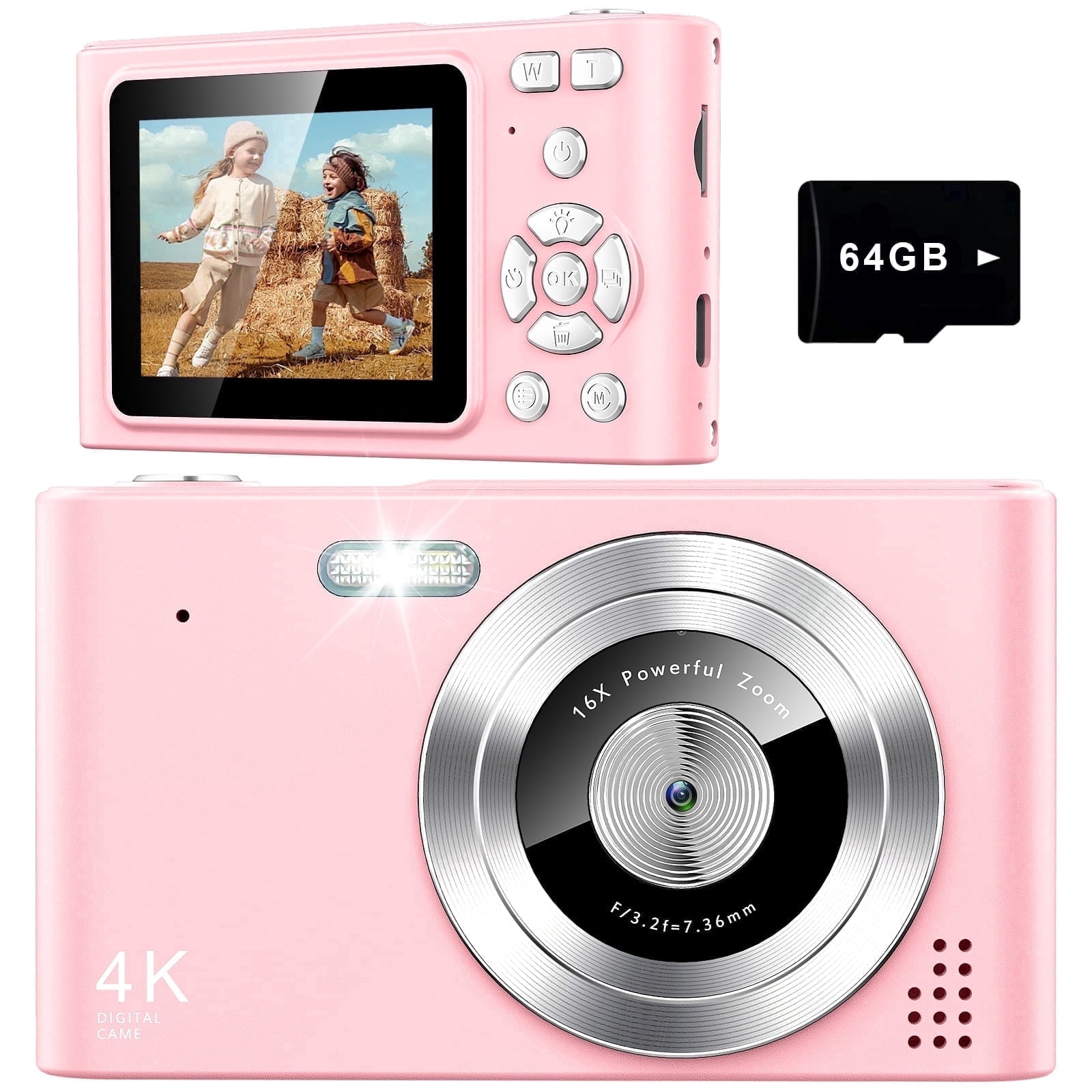 Camp Snap Screen-Free Digital Camera, Easy to Use, Point and Snap
