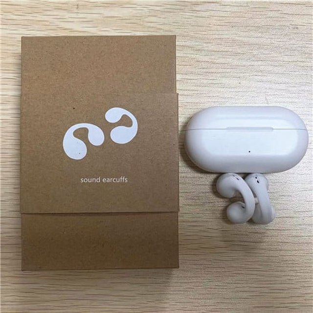Auriculares Bluetooth de conducción ósea con clip para la oreja Auriculares intrauditivos de conducción aérea de larga duración
