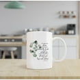 thumbnail image 2 of Christian Bible Scripture Jeremiah 29:11 for I Know the Plans I Have for You Watercolor Eucalyptus Leaf Ceramic Mug-11oz Coffee Milk Tea Mug Cup with Handle,Christian Gifts, 2 of 5