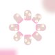 thumbnail image 5 of Press On Nails RUPOFUZA Nude Pink con flores blancas, 24 unidades, 5 of 8