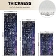 thumbnail image 4 of Math Equations Biology Molecules Green Pattern Kitchen Rugs Sets Of 3,Kitchen Runner Rugs Non Skid Washable,Decorative Kitchen Floor Mats for Kitchen,Sink,Laundry,17"x30"+ 17"x47" + 17"x59", 4 of 6