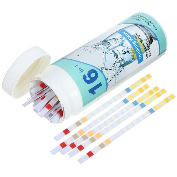 GOOHOCHY Drinking Water Test Strips Assorted Color 100Pcs 5.12X0.20X0.04In
