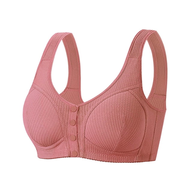 Front Button Brief Lingerie for Women in Casual Seamless Comfortable Supportive Strap Design Modern Backless Style for Everyday Wear