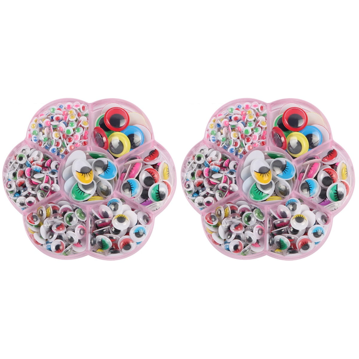 NUOLUX Eyes Eyes Wiggle Craft Plastic Doll Googly Sew Safety Toys Wiggly Craft Wobbly Adhesive