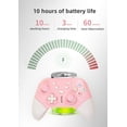 thumbnail image 3 of Switch Pro gamepad supports switch console with dual motor vibration Game controller supports PC win10(Pink), 3 of 8