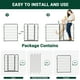 thumbnail image 3 of Corral para Perros de 40" de Alto, 8 Paneles, Ejercicio para Mascotas Interior/Exterior, Metal Resistente, Puerta Amplia y Umbral Bajo, 3 of 6