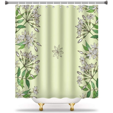 Fl Shower Curtain Liner Botanical, Unique Men S Shower Curtains