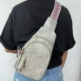 thumbnail image 4 of MUSOIE Sling Bag for Women Crossbody Bags Purse for Women Vegan Leather Fanny Pack with Guitar Strap, 4 of 6