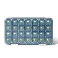 thumbnail image 2 of Píldora Organizador 7 Días Pastillas Portátiles Caja Azul Medicina Mensual Splitters Vitamins Casos en Box Package para personas mayores tipo2 Inevent HA027434-02, 2 of 7