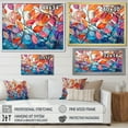 thumbnail image 4 of Designart "Harmonious Autumn Leaves In Sunlight II" Leaves Floater Framed Canvas Prints, 4 of 5
