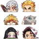 thumbnail image 1 of 6 uds. Calcomanías de Anime para coche Slayer Demon Rengoku accesorios para coche Uzui Kimetsu No Yaiba botella de agua/Lapt, 1 of 5
