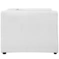 thumbnail image 3 of Modway Mingle Upholstered Fabric Armchair in White, 3 of 4