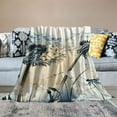 thumbnail image 2 of Fenyluxe Dandelion Dragonfly Flannel Throw Blanket for Couch Sofa Bed All Seasons Camping, Lightweight Anti-Pilling Velvet-Like Soft Blanket 40x50in, 2 of 6