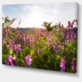 thumbnail image 2 of Amazing Summer Pasture with Flowers - Floral Canvas Art Print, 2 of 3