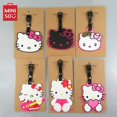thumbnail image 2 of Sanrio Anime Hello Kitty Luggage Tags Suitcase Travel Tag Kawaii Kitty ID Address Holder Baggage Boarding Tag Portable Label Toy, 2 of 7