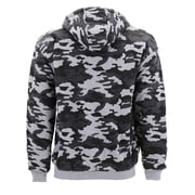 Men's Premium Athletic Soft Sherpa Lined Fleece Zip Up Hoodie Sweater Jacket (4026C - Grey, XL)