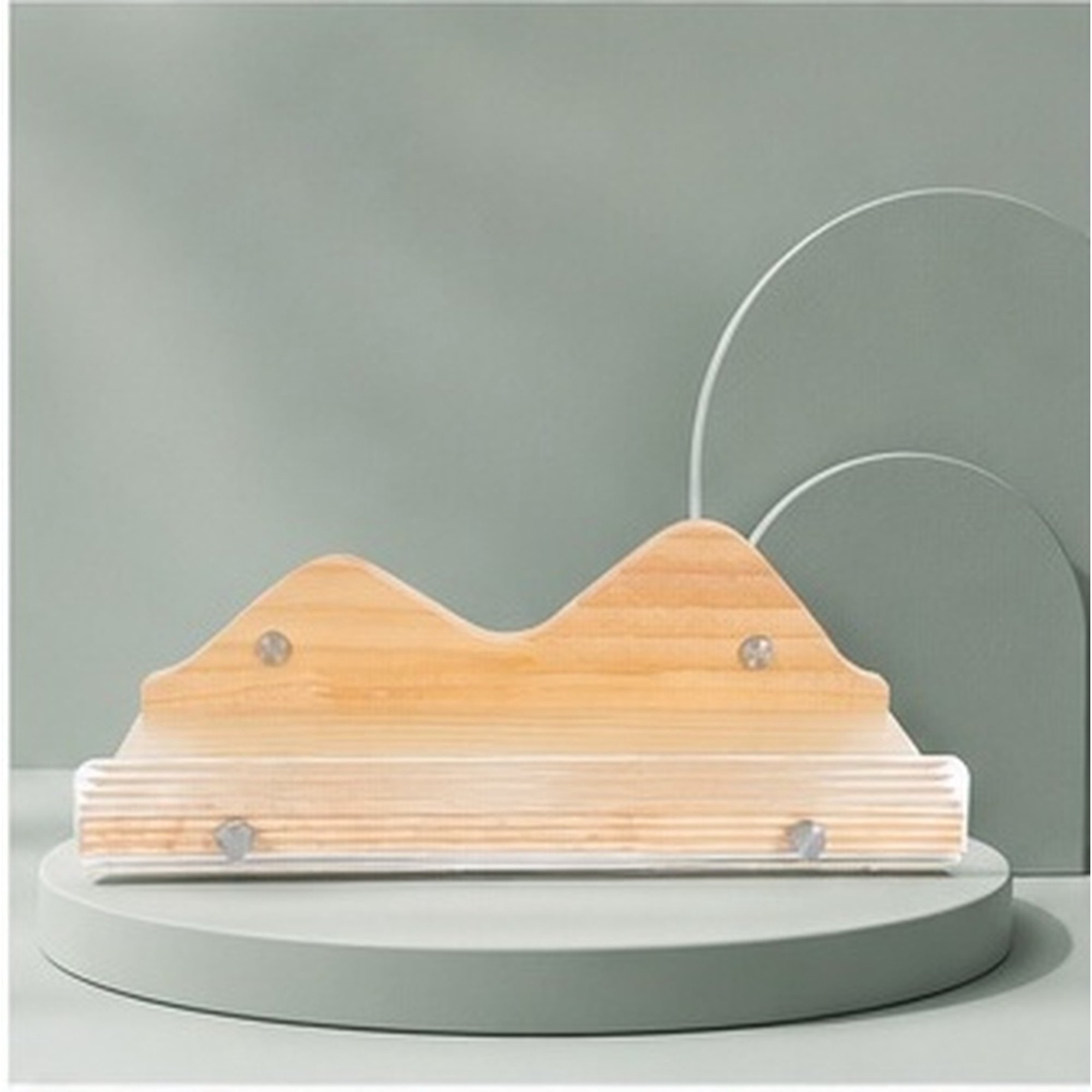 PAMINGONO Wood Shelf Wall Mount Rustic Floating Shelf for Hallway Storage