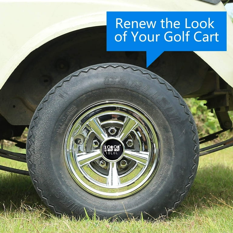 Cragar golf cart hub hot sale caps