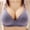 Purple, variant on TAGOLD Womens Summer Plus Size Bra,Woman's Solid Color Comfortable Hollow Out Perspective Bra Underwear No Rims