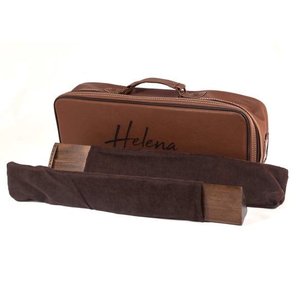 Set de juego Rummy Helena Wood Art de madera en forma de okey turco con bolsa