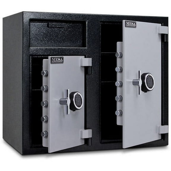 Mesa Safe MFL2731EE Wide Body Depository Safe, Dual Electronic Locks