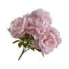 7-Head Pink Peony Silk Flower – Ngheia Peony Artificial Flower Blue, Flowers Vintage Artificial Flower Long Stem Weather 7 Heads Wedding Bouquet Peony Faux Silk Flower Home Decor Rose Red
