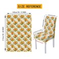 thumbnail image 7 of TSOVTHRID Lily Flower Print 5-Piece Table and Chair Cover Set, Rectangle Tablecloth with 4 Chair Slipcovers Removable Furniture Protector for Dining Room, Kitchen, Holiday Decor, 7 of 7