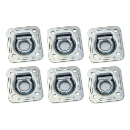 LIBRA Recessed D-Rings for Trailer RV Flush Mount Tiedown- Pack 6-27023