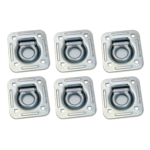 (6) LIBRA Recessed DRings for Trailer RV Flush Mount Tiedown 27023