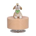 thumbnail image 3 of Caja de música de animales de madera ANGGREK redonda portátil DIY para decoración de muebles para regalos de vacaciones, 3 of 8
