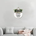 thumbnail image 2 of Eveokoki 11" Football Decoration Sign，Football is My Favorite Season Door Sign for Party Decoration Yard，Rustic Wooden Hanging Football Wreaths for Home Wall Decor Gift Outdoor Indoor, 2 of 5