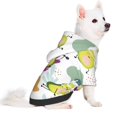 thumbnail image 3 of Bingfone Orange Green Avocado Dog Clothes Hoodie, Pet Winter Coat,Puppy Sweatshirts For Small Dogs Boy Girl,Suitable For All Breeds-X-Large, 3 of 9