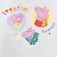 thumbnail image 3 of CafePress - Peppa Pig: Together Forever! - Kids Sweatshirt, Youth Crew Neck Sweatshirt, 3 of 4