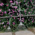 thumbnail image 5 of Adjustable Garden Leaf Rake Alloy Telescopic Hoe Grass Tool Multi Toothed Metal Rake for Deciduous Hay Grass of Lawn and Yard, 5 of 5