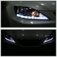 thumbnail image 3 of Spec-D Tuning SMD LED Turn Signal Black Projector Headlights Compatible with 2006-2010 Lexus IS250 IS350, Left + Right Pair Headlamps Assembly, 3 of 6