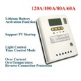 thumbnail image 2 of 120A 100A 80A 60A 12V 24V 36V 48V AUTO PWM Solar Panel Charge Controller Solar PV Battery Charger With LCD Display For Solar, 2 of 4