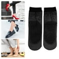 thumbnail image 3 of Unique Bargains 10Pair Women Lace Socks Anti-Slip Breathable Sheer Ankle Socks Nylon Black, 3 of 7