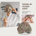 thumbnail image 7 of Paisley Pattern No.9068 Silk Bonnet for Sleeping Women Men, Adjustable Elastic Satin Bonnet Bonnet for Sleeping, Soft Similar Silk Curly Cuteness Hair Bonnet for Sleeping, 7 of 7