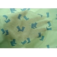 thumbnail image 1 of oneOone Cotton Silk Fabric Boots Fashion Printed Craft Fabric BTY 42 Inch Wide, 1 of 4