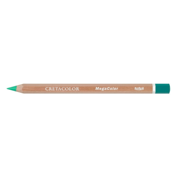 CRETACOLOR MegaColor Colored Pencil, 6.4mm, Emerald