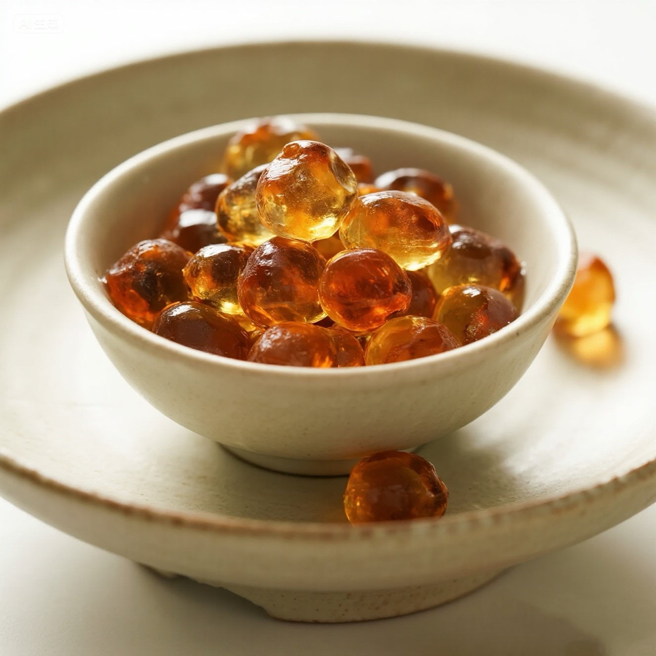 Royal Seafood USA Natural Peach Gum jelly 450g Rich in collagen, No Additives, Desserts, Premium Tao Jiao