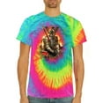 thumbnail image 2 of Wild Bobby, Undead Dark Knight, Pop Culture, Tie-Dye Tees, Minty Rainbow, Large, 2 of 3